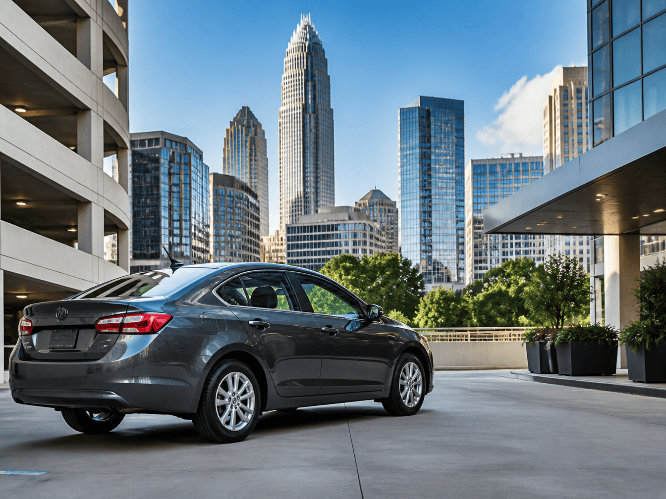 Rental car parking and driving tips in Charlotte, North Carolina