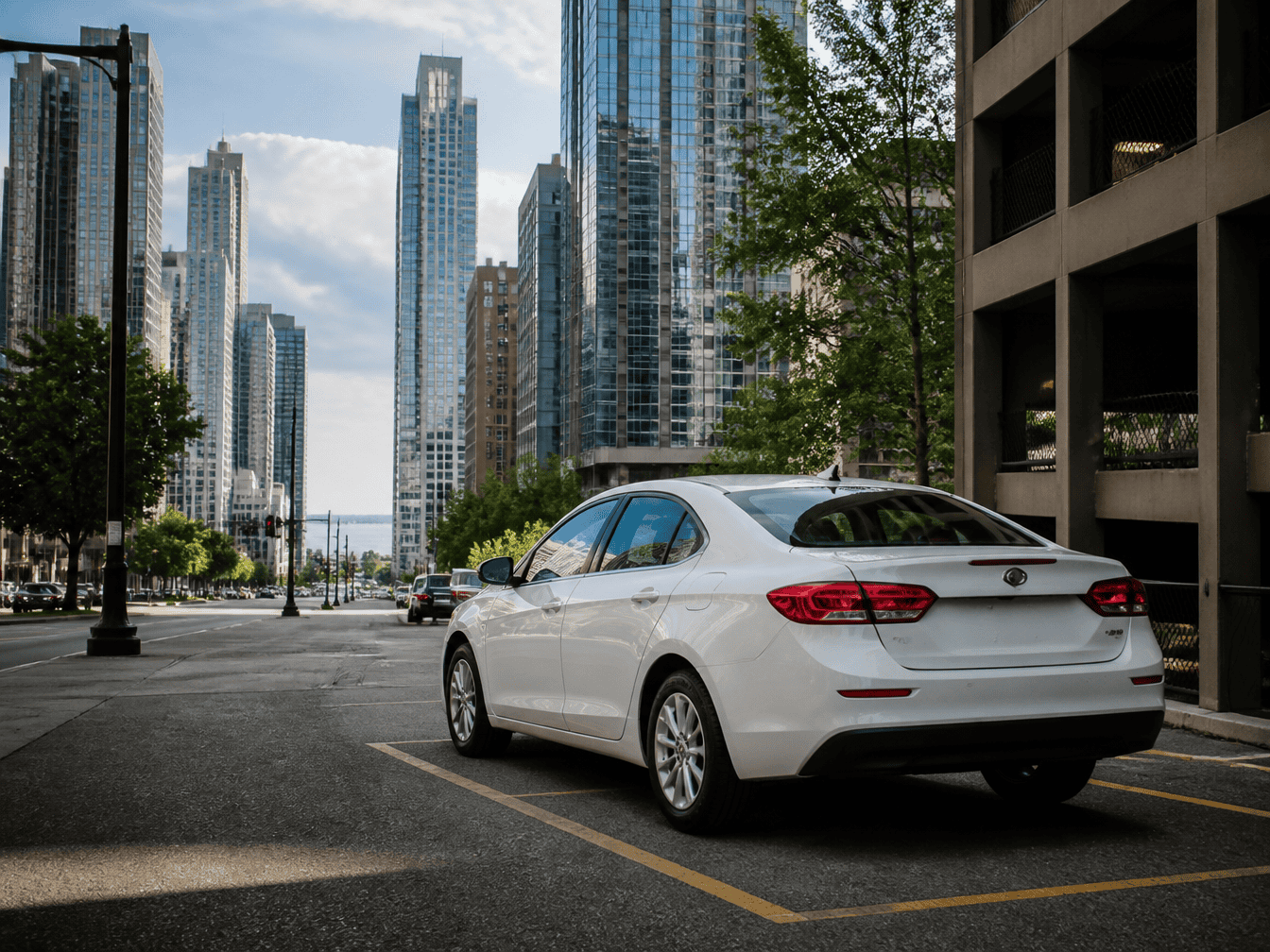 Rental car parking and driving tips in Chicago, Illinois