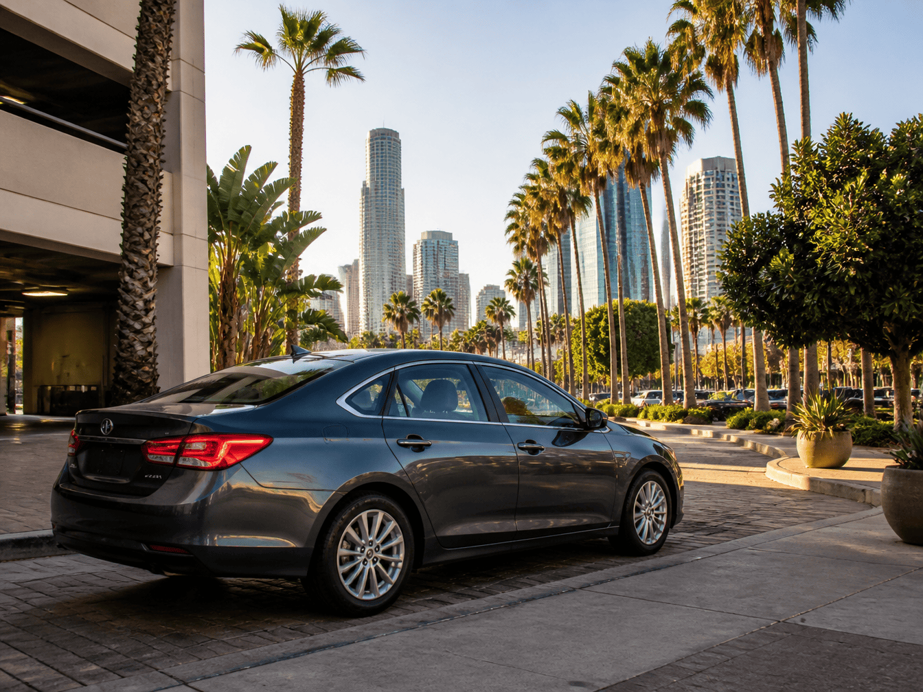 Rental car parking and driving tips in Los Angeles, California