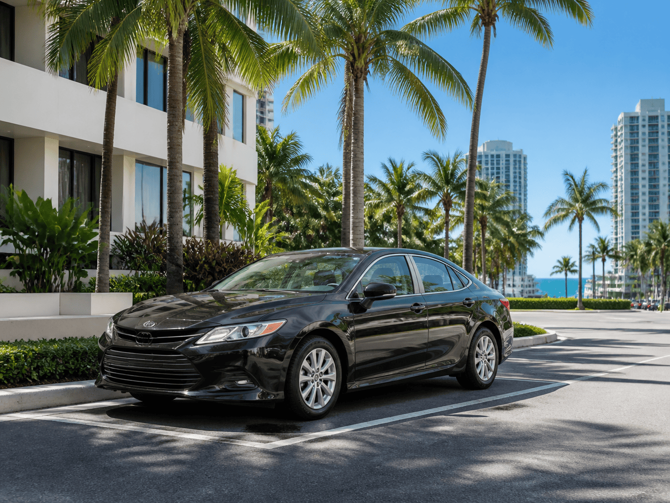 Rental car parking and driving tips in Miami, Florida