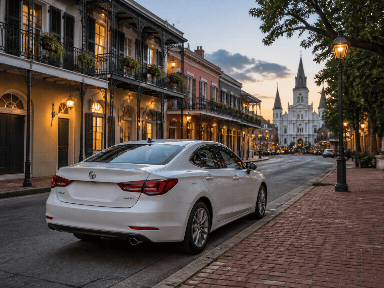 Rental car parking and driving tips in New Orleans, Louisiana