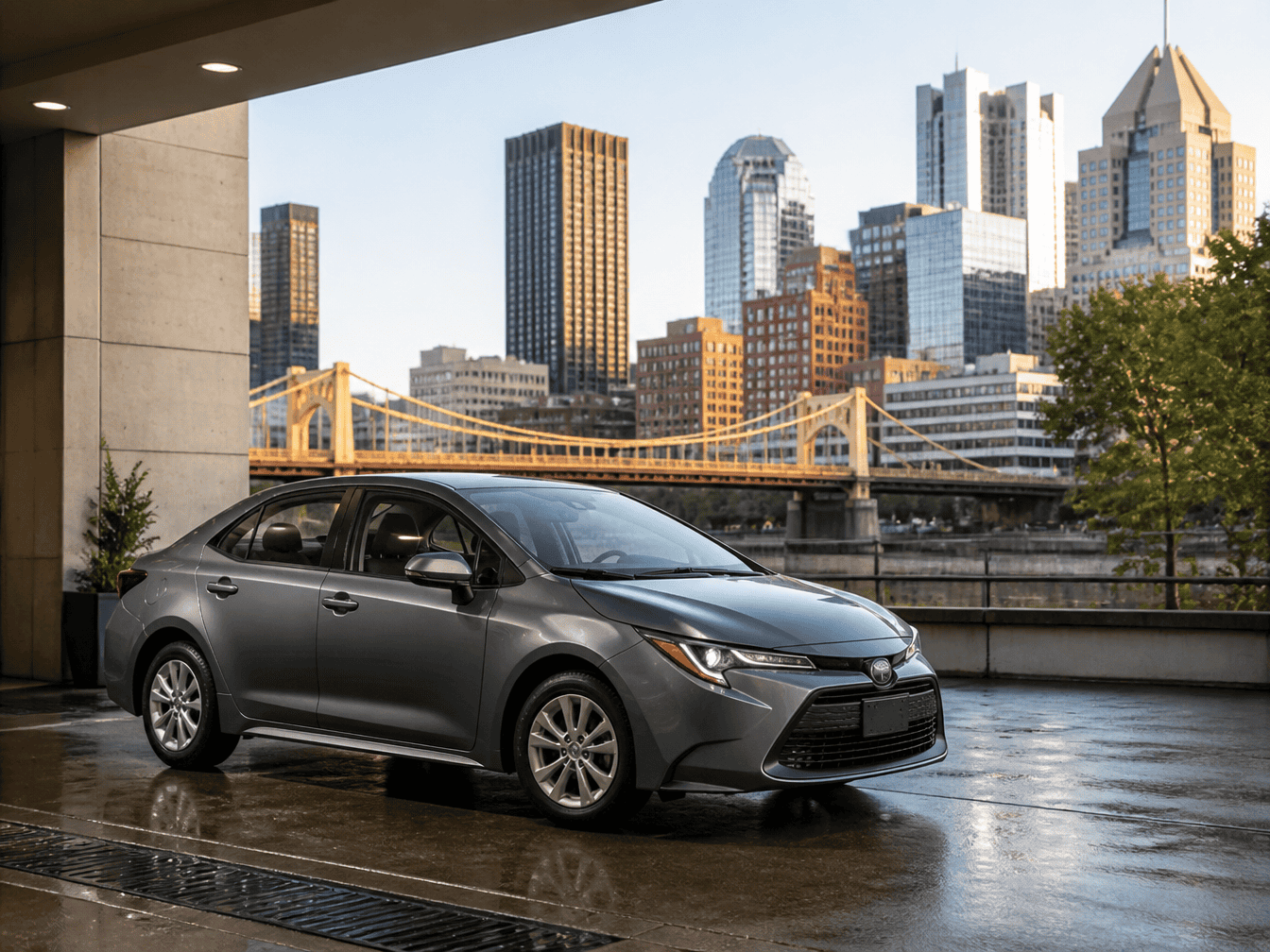 Rental car parking and driving tips in Pittsburgh, Pennsylvania