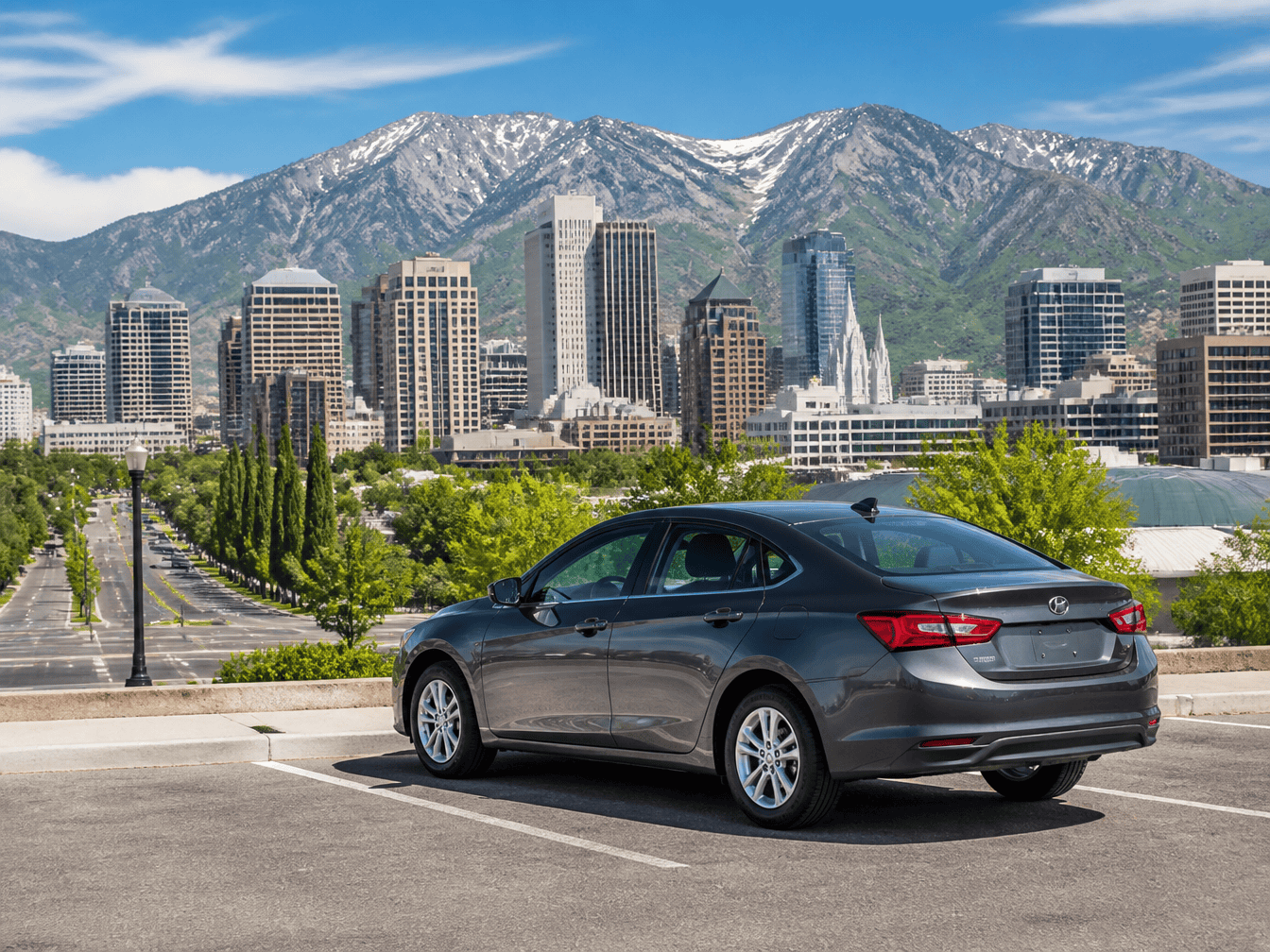 Rental car parking and driving tips in Salt Lake City, Utah