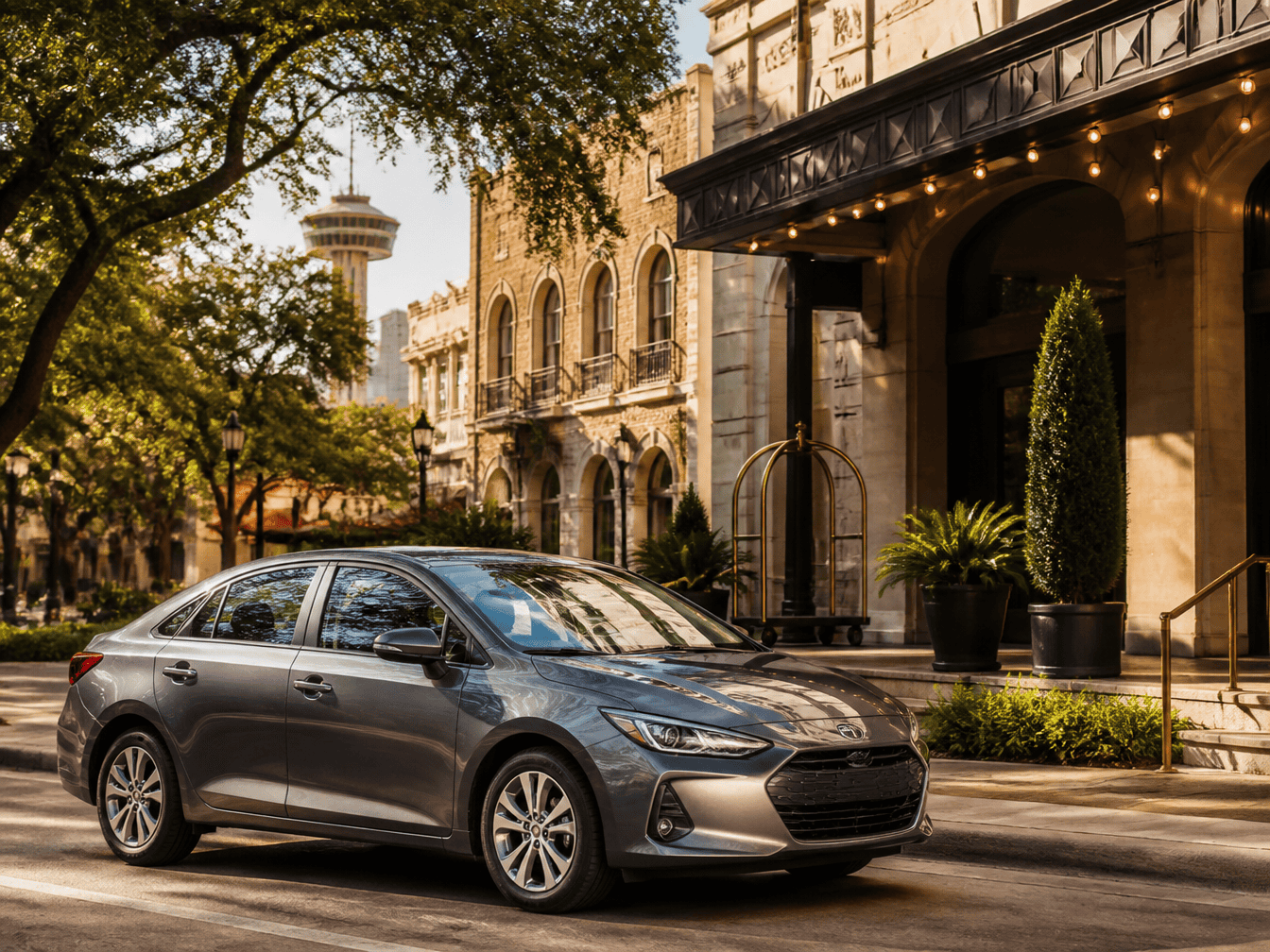 Rental car parking and driving tips in San Antonio, Texas
