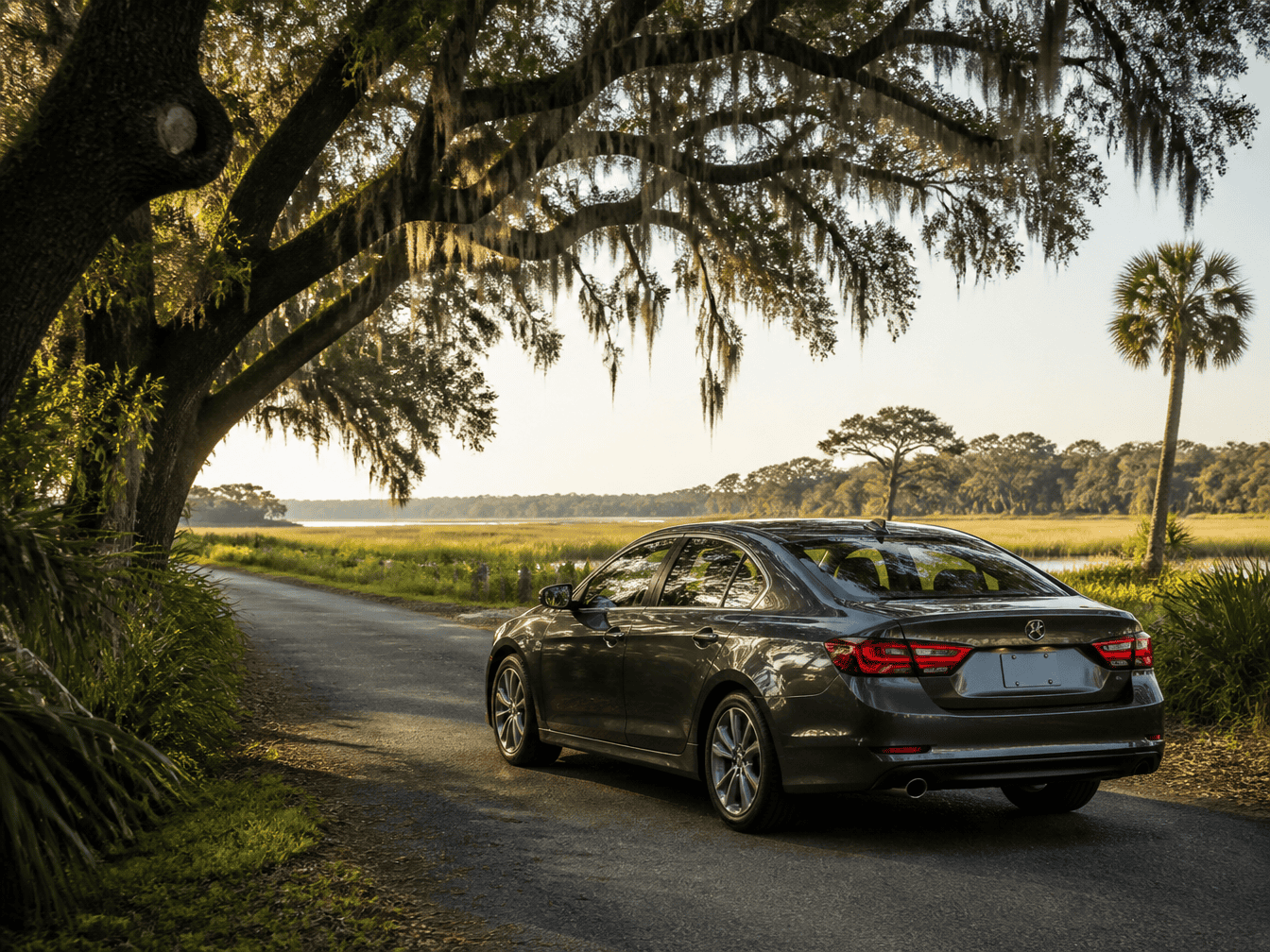 Day trips from Savannah, Georgia by rental car