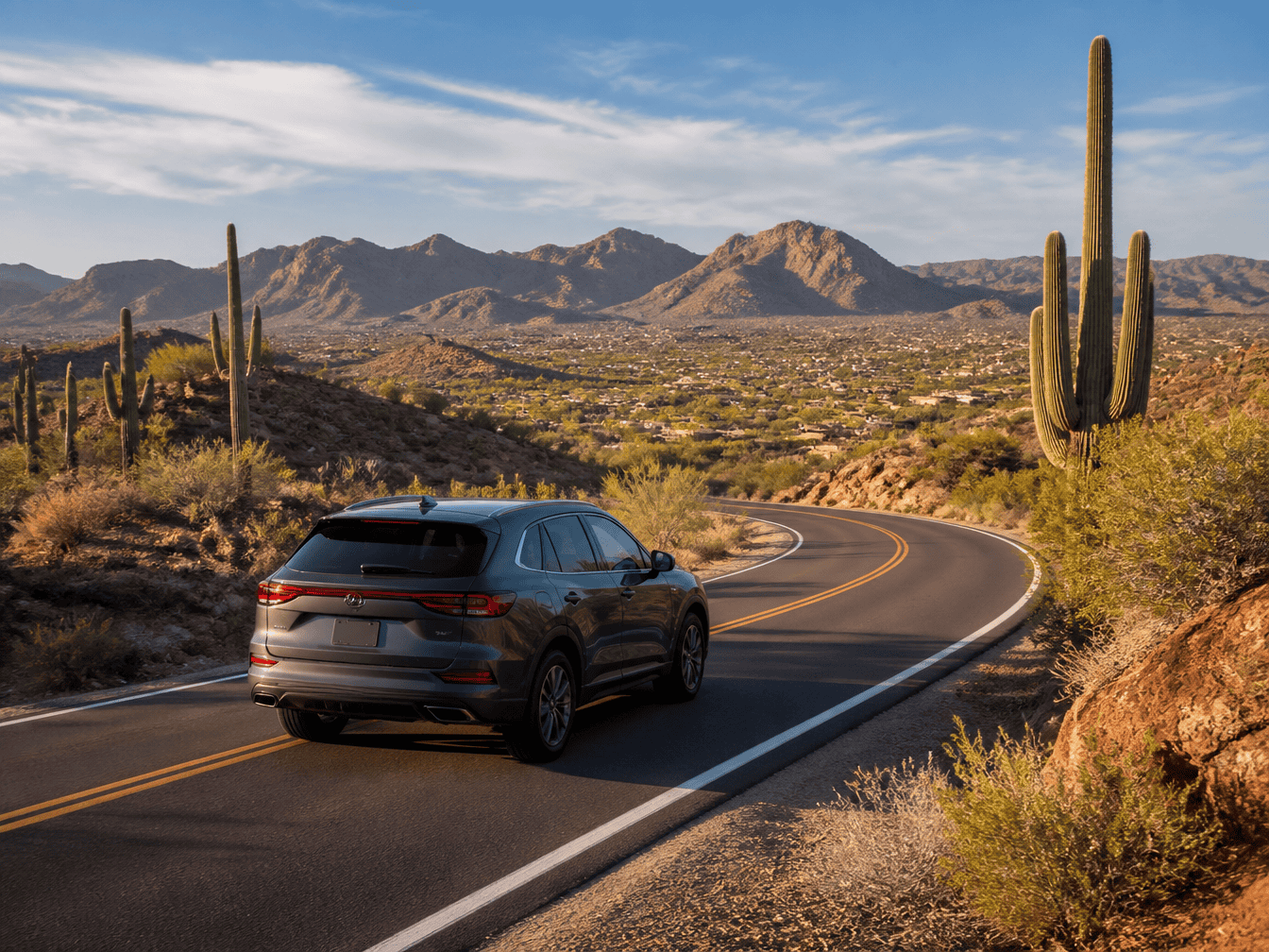 Day trips from Scottsdale, Arizona by rental car