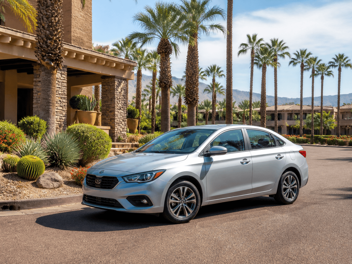 Rental car parking and driving tips in Scottsdale, Arizona