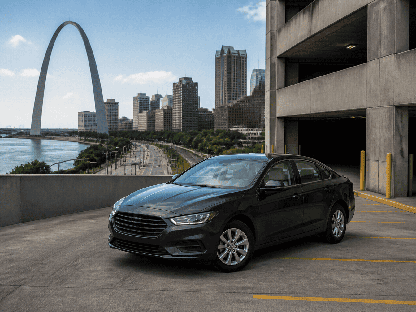 Rental car parking and driving tips in St. Louis, Missouri
